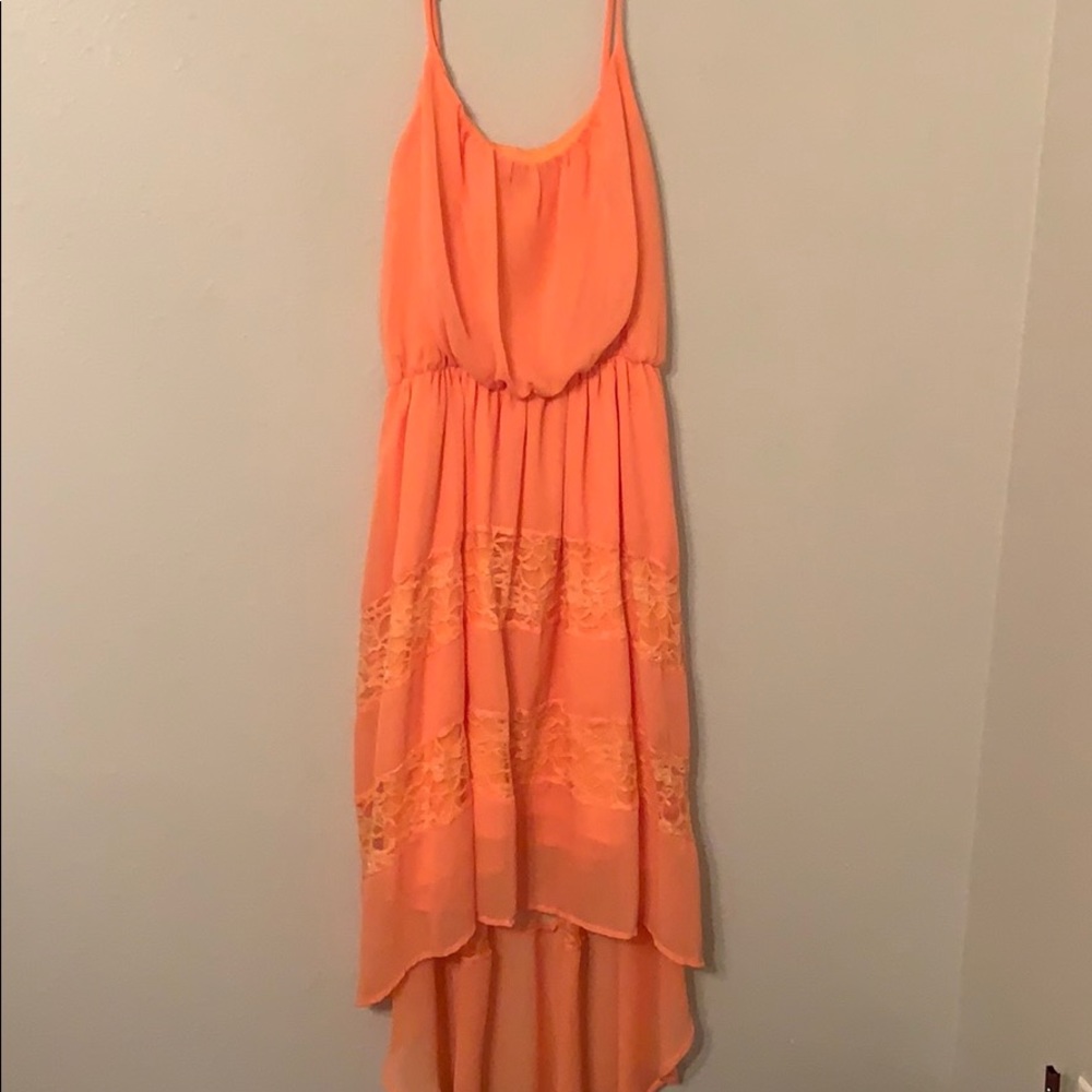 NWT Charming Charlie Orange Dress